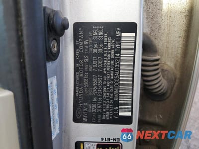 Zdjęcie 13 z 13 samochodu: 2010 HYUNDAI VERACRUZ GLS VIN:KM8NUDCC5AU135214 - miniatura