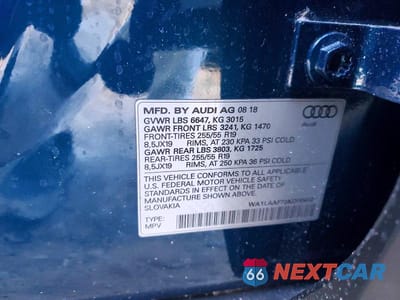Zdjęcie 13 z 13 samochodu: 2019 AUDI Q7 PREMIUM PLUS VIN:WA1LAAF73KD004005 - miniatura