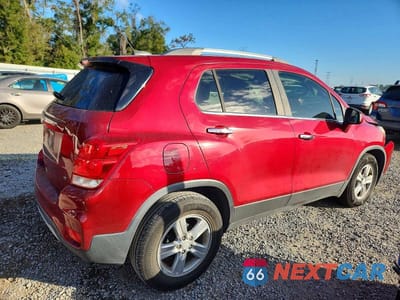 Trzecie zdjęcie samochodu z tyłu: 2018 CHEVROLET TRAX 1LT VIN:3GNCJLSB8JL289862 - miniatura