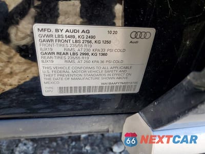 Zdjęcie 13 z 13 samochodu: 2021 AUDI Q5 PREMIUM PLUS VIN:WA1BAAFY7M2019786 - miniatura