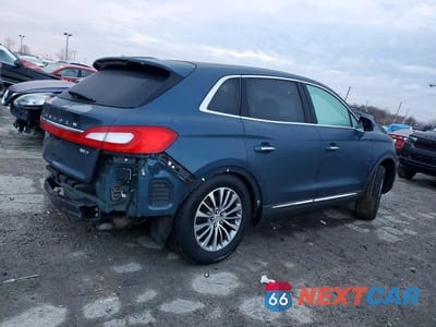 Trzecie zdjęcie samochodu z tyłu: 2016 LINCOLN MKX SELECT VIN:2LMTJ8KR0GBL27625 - miniatura