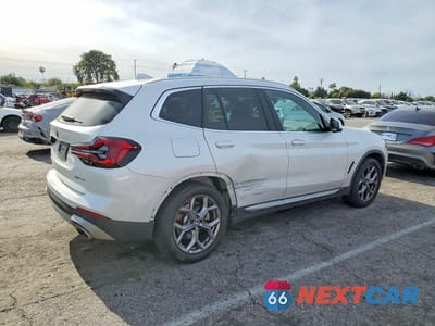 Trzecie zdjęcie samochodu z tyłu: 2023 BMW X3 SDRIVE30I VIN:5UX43DP05P9P16533 - miniatura