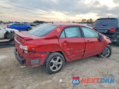 Trzecie zdjęcie samochodu z tyłu: 2012 TOYOTA COROLLA BASE VIN:2T1BU4EE1CC801815 - miniatura