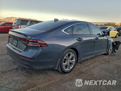 Trzecie zdjęcie samochodu z tyłu: 2023 HONDA ACCORD LX VIN:1HGCY1F25PA011604 - miniatura