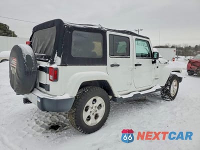 Trzecie zdjęcie samochodu z tyłu: 2014 JEEP WRANGLER UNLIMITED SAHARA VIN:1C4HJWEG5EL126269 - miniatura