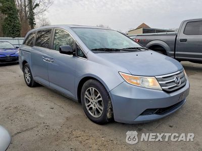Czwarte zdjęcie samochodu z boku: 2013 HONDA ODYSSEY EXL VIN:5FNRL5H67DB026073 - miniatura