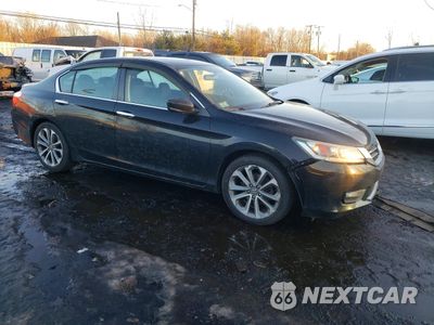 Czwarte zdjęcie samochodu z boku: 2015 HONDA ACCORD SPORT VIN:1HGCR2F5XFA155273 - miniatura
