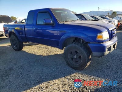Czwarte zdjęcie samochodu z boku: 2006 FORD RANGER SUPER CAB VIN:1FTYR14U86PA64492 - miniatura