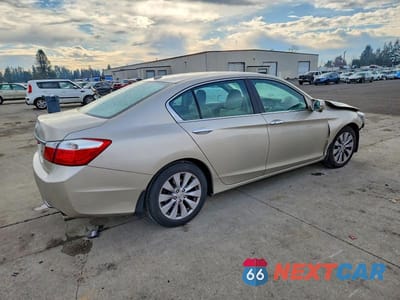 Trzecie zdjęcie samochodu z tyłu: 2014 HONDA ACCORD EXL VIN:1HGCR2F89EA165334 - miniatura
