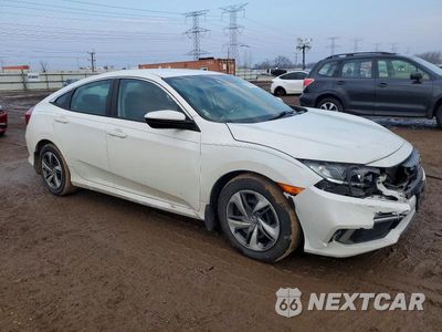 Czwarte zdjęcie samochodu z boku: 2019 HONDA CIVIC LX VIN:19XFC2F68KE016949 - miniatura