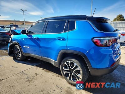 Drugie zdjęcie samochodu z przodu: 2022 JEEP COMPASS LIMITED VIN:3C4NJDCB2NT209905 - miniatura