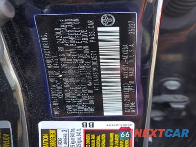 Zdjęcie 13 z 13 samochodu: 2021 TOYOTA AVALON XSE VIN:4T1EA1AB1MU006571 - miniatura