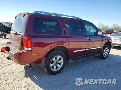 Trzecie zdjęcie samochodu z tyłu: 2015 NISSAN ARMADA SV VIN:5N1AA0ND8FN605730 - miniatura