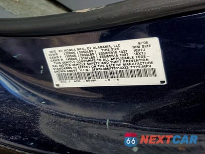Zdjęcie 13 z 13 samochodu: 2007 HONDA ODYSSEY VIN:5FNRL386X7B010233 - miniatura