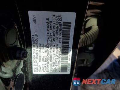 Zdjęcie 13 z 13 samochodu: 2022 HONDA INSIGHT EX VIN:19XZE4F50NE000100 - miniatura