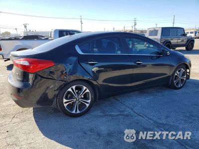 Trzecie zdjęcie samochodu z tyłu: 2014 KIA FORTE EX VIN:KNAFZ4A82E5207945 - miniatura