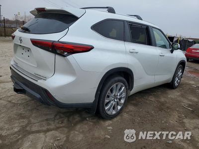 Trzecie zdjęcie samochodu z tyłu: 2022 TOYOTA HIGHLANDER LIMITED VIN:5TDDZRBH4NS587922 - miniatura