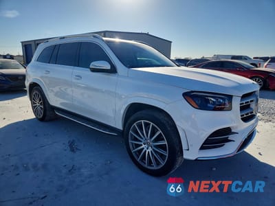 Czwarte zdjęcie samochodu z boku: 2022 MERCEDES-BENZ GLS 450 4MATIC VIN:4JGFF5KE3NA748933 - miniatura