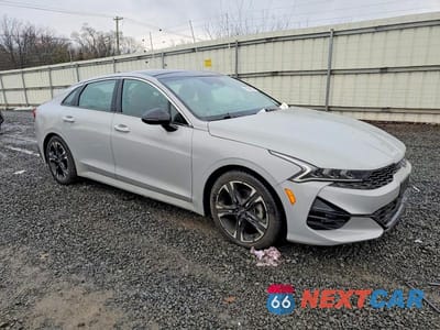 Czwarte zdjęcie samochodu z boku: 2022 KIA K5 GT LINE VIN:5XXG64J21NG124546 - miniatura