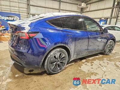 Trzecie zdjęcie samochodu z tyłu: 2021 TESLA MODEL Y VIN:5YJYGDEE7MF073481 - miniatura