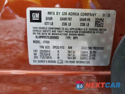 Zdjęcie 12 z 12 samochodu: 2020 BUICK ENCORE GX PREFERRED VIN:KL4MMBS2XLB099882 - miniatura
