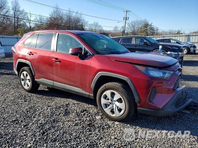 Czwarte zdjęcie samochodu z boku: 2022 TOYOTA RAV4 LE VIN:JTMG1RFV9ND086668 - miniatura