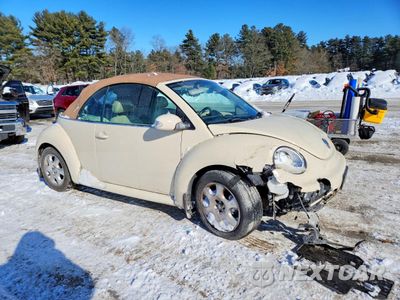 Czwarte zdjęcie samochodu z boku: 2003 VOLKSWAGEN NEW BEETLE GLS VIN:3VWCD21Y83M325690 - miniatura