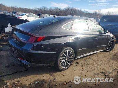 Trzecie zdjęcie samochodu z tyłu: 2022 HYUNDAI SONATA LIMITED VIN:KMHL34J29NA186582 - miniatura