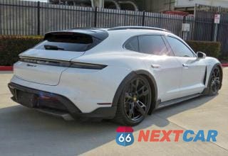 Trzecie zdjęcie samochodu z tyłu: 2022 PORSCHE TAYCAN CROSS TURISMO 4 VIN:WP0BA2Y19NSA67581 - miniatura