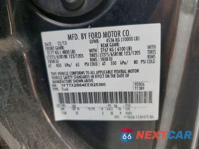 Zdjęcie 12 z 12 samochodu: 2014 FORD F250 SUPER DUTY VIN:1FT7X2B64EEB25360 - miniatura