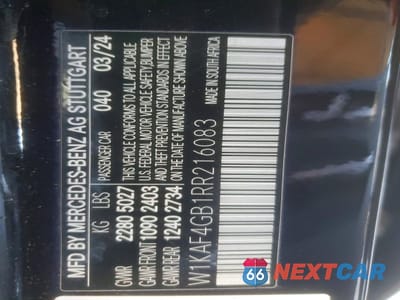 Zdjęcie 12 z 12 samochodu: 2024 MERCEDES-BENZ C 300 VIN:W1KAF4GB1RR216083 - miniatura