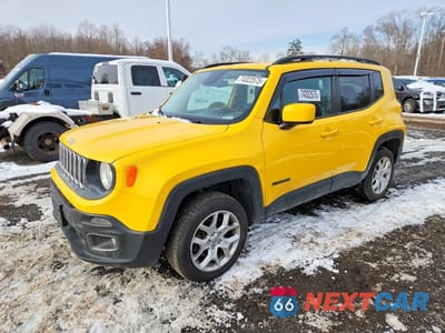 2016 JEEP RENEGADE LATITUDE ZACCJBBT9GPE00060 - główne zdjęcie licytacji z USA - miniatura