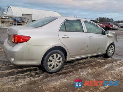 Trzecie zdjęcie samochodu z tyłu: 2009 TOYOTA COROLLA BASE VIN:JTDBL40E89J036531 - miniatura