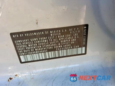 Zdjęcie 14 z 14 samochodu: 2019 VOLKSWAGEN GOLF SPORTWAGEN S VIN:3VW217AUXKM508683 - miniatura