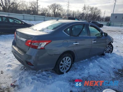 Trzecie zdjęcie samochodu z tyłu: 2019 NISSAN SENTRA S VIN:3N1AB7AP4KL629076 - miniatura