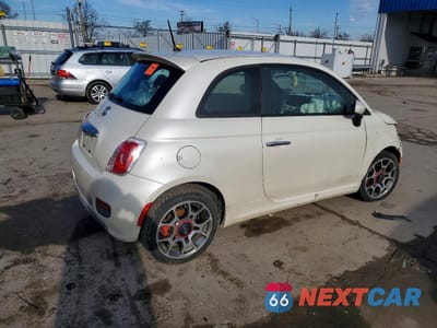 Trzecie zdjęcie samochodu z tyłu: 2012 FIAT 500 SPORT VIN:3C3CFFBR9CT366349 - miniatura