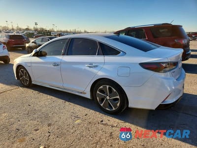 Drugie zdjęcie samochodu z przodu: 2019 HYUNDAI SONATA HYBRID VIN:KMHE34L31KA087989 - miniatura