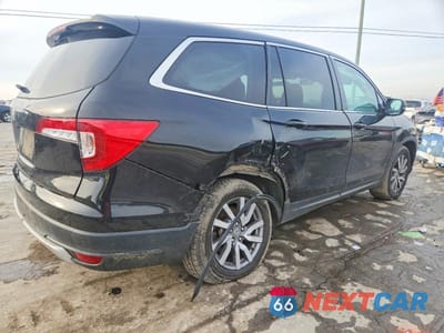 Trzecie zdjęcie samochodu z tyłu: 2019 HONDA PILOT EXL VIN:5FNYF5H59KB040306 - miniatura