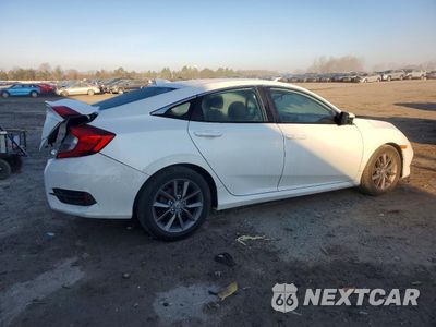 Trzecie zdjęcie samochodu z tyłu: 2020 HONDA CIVIC EX VIN:19XFC1F37LE018676 - miniatura