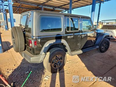 Trzecie zdjęcie samochodu z tyłu: 2025 JEEP WRANGLER SPORT VIN:1C4PJXDG4SW555836 - miniatura
