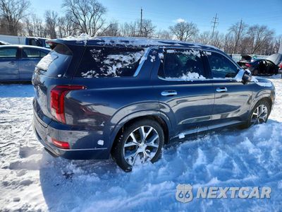 Trzecie zdjęcie samochodu z tyłu: 2021 HYUNDAI PALISADE VIN:KM8R5DHE7MU207205 - miniatura