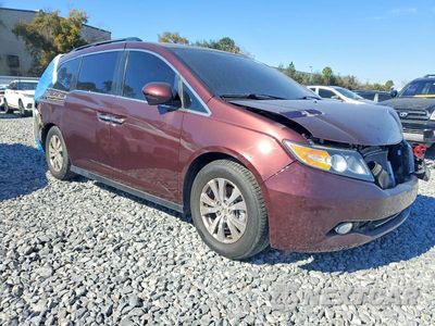 Czwarte zdjęcie samochodu z boku: 2015 HONDA ODYSSEY EXL VIN:5FNRL5H60FB020506 - miniatura