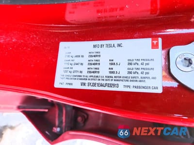 Zdjęcie 12 z 12 samochodu: 2018 TESLA MODEL 3 VIN:5YJ3E1EA4JF032913 - miniatura