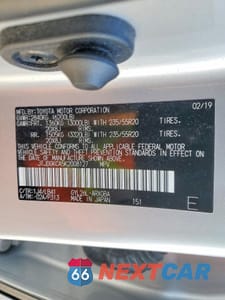 Zdjęcie 14 z 15 samochodu: 2019 LEXUS RX 450H BASE VIN:JTJDGKCA5K2008127 - miniatura