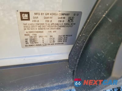 Zdjęcie 13 z 13 samochodu: 2022 CHEVROLET TRAILBLAZER LS VIN:KL79MMS22NB098569 - miniatura