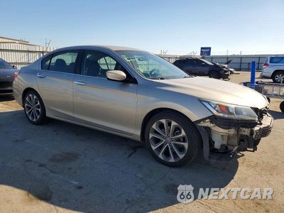 Czwarte zdjęcie samochodu z boku: 2014 HONDA ACCORD SPORT VIN:1HGCR2F58EA272235 - miniatura