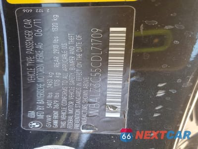 Zdjęcie 12 z 13 samochodu: 2012 BMW 650 I VIN:WBALZ3C55CDL71709 - miniatura