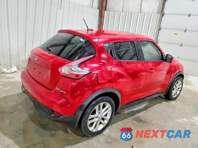 Trzecie zdjęcie samochodu z tyłu: 2015 NISSAN JUKE SV VIN:JN8AF5MVXFT555748 - miniatura
