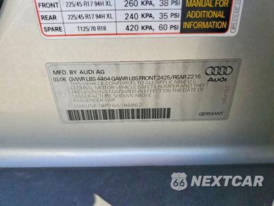 Zdjęcie 12 z 13 samochodu: 2006 AUDI A3 2.0 PREMIUM VIN:WAUNF78P76A186862 - miniatura