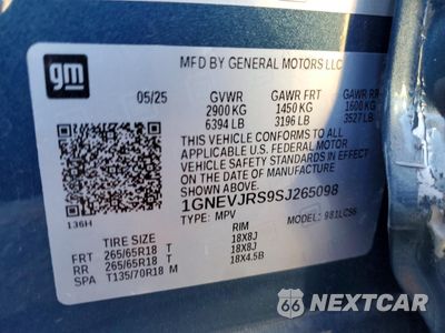 Zdjęcie 14 z 15 samochodu: 2025 CHEVROLET TRAVERSE Z71 VIN:1GNEVJRS9SJ265098 - miniatura